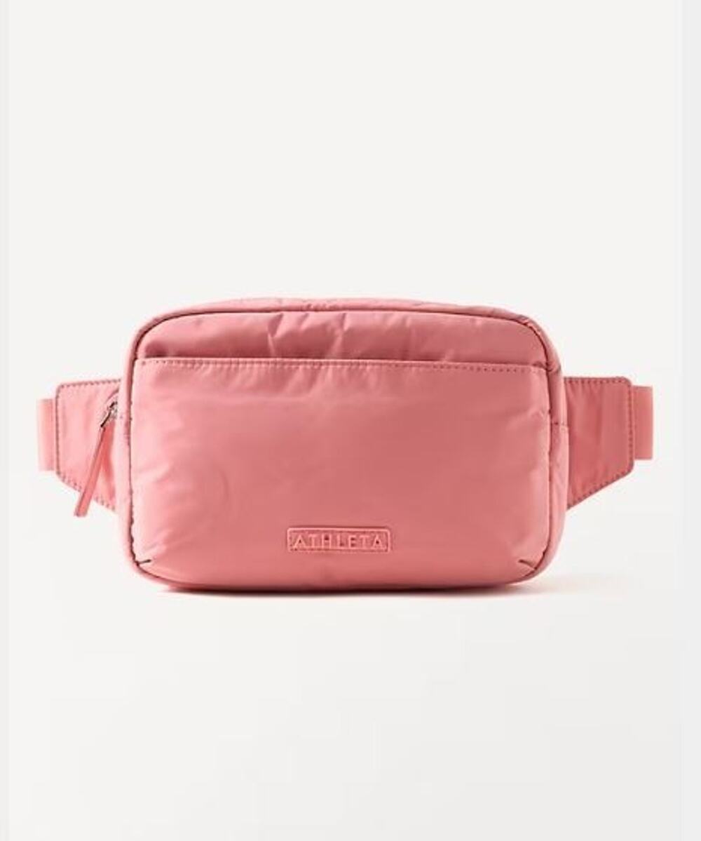 NWT Athleta All About BELT BAG Chest Crossbody Bag Large Fanny Pack Rose Pink